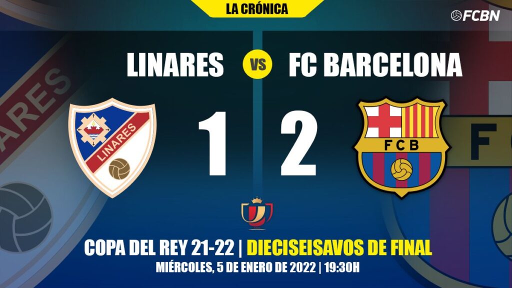El Barça sufre y remonta ante el Linares (1-2) para meterse en octavos de Copa del Rey