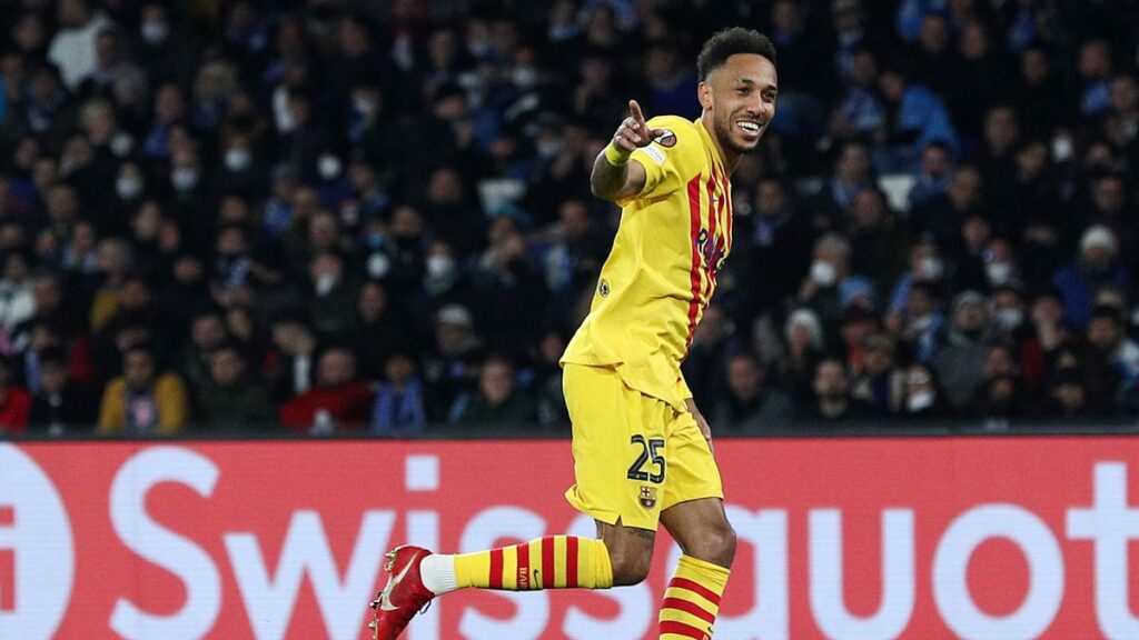 Aubameyang sigue de ‘dulce’: Cuatro goles en tres titularidades con el Barça