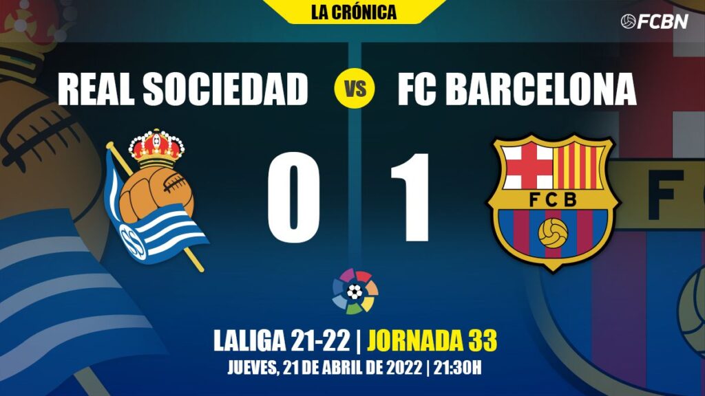 El Barça sufre más de la cuenta para llevarse 3 puntos vitales de Donosti (0-1)