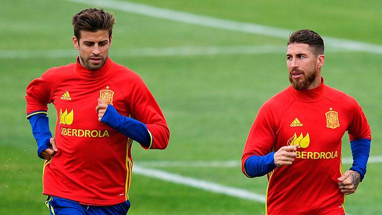 Piqué le pidió a Rubiales ir a los Juegos y le mandó un ‘dardo’ a Sergio Ramos