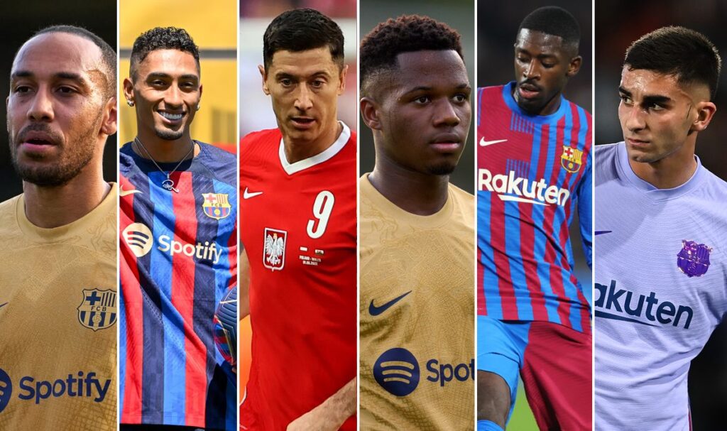 La brutal delantera del Barça tras la llegada de Lewandowski