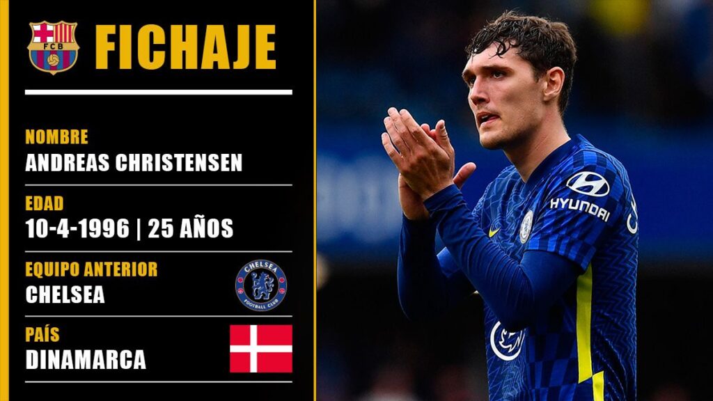 ¡OFICIAL! Andreas Christensen llega ‘gratis’ al FC Barcelona