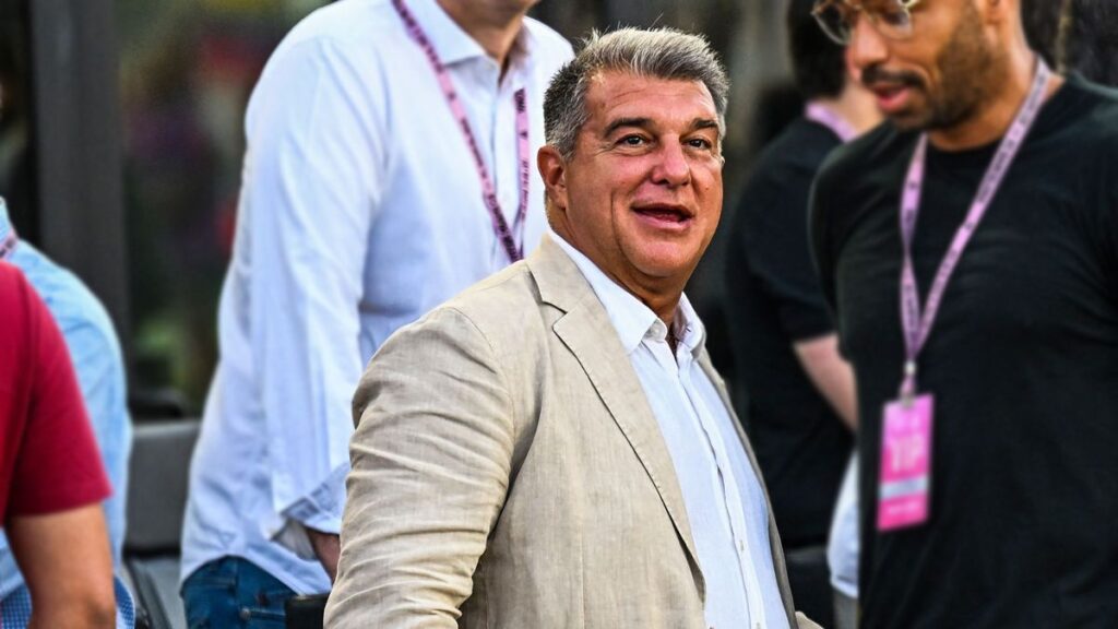 Joan Laporta se ‘moja’ con el fichaje de Jules Koundé