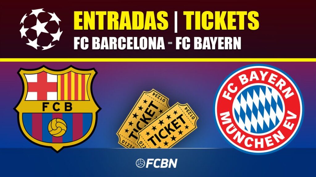 Entradas FC Barcelona vs Bayern Munich – Champions League 2022-2023