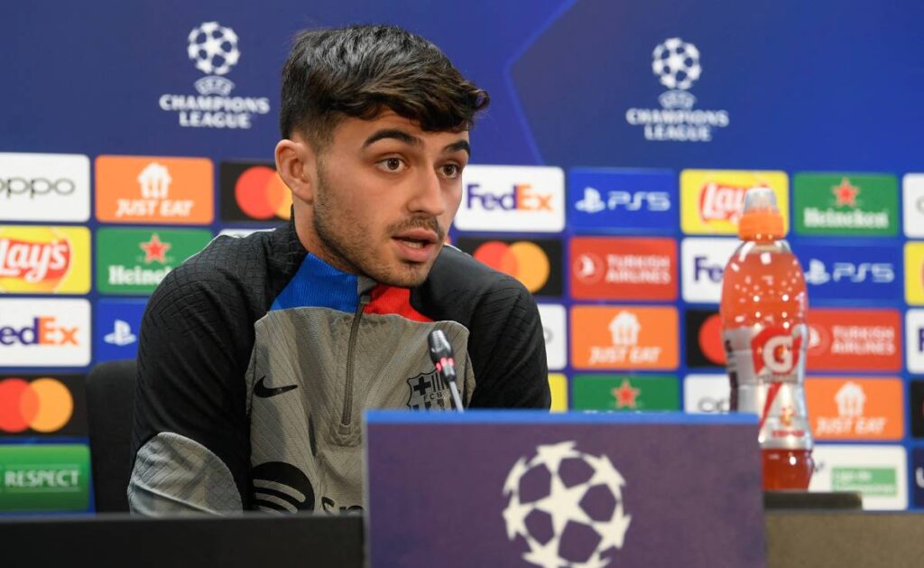 Pedri insiste en que el Barça-Inter es una final y hace un llamamiento a la afición