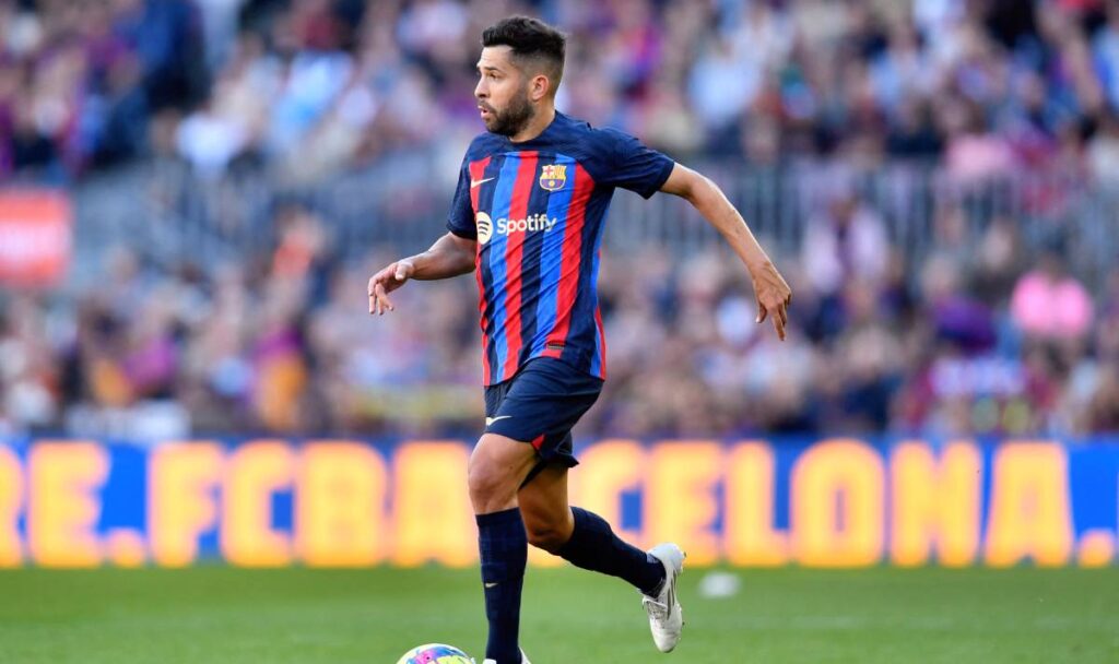 Jordi Alba no podrá jugar contra el Atlético de Madrid