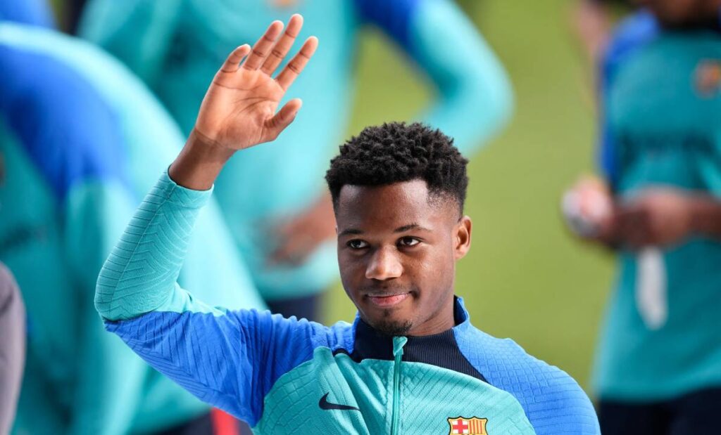 Ansu Fati empieza a perder la paciencia por sus suplencias en las ‘grandes noches’