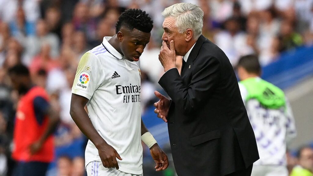 El último ‘mimo’ de Ancelotti a Vinicius: «Es un ejemplo de futbolista»