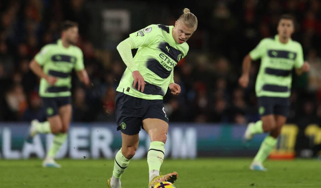¡Brutal! Erling Haaland, imparable: 33 goles en 33 partidos con el Manchester City