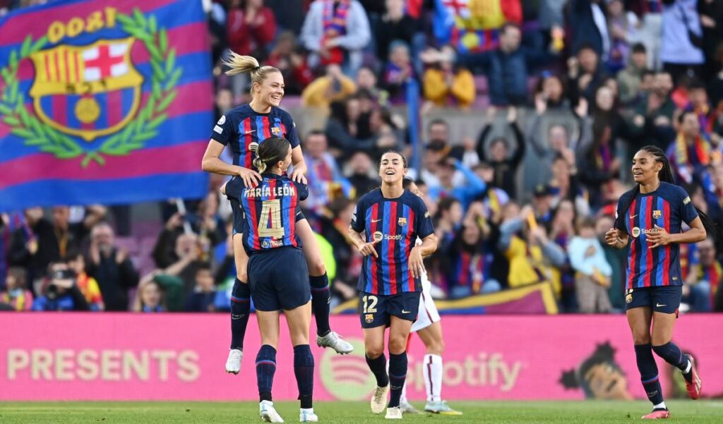 El Barça Femení golea a la Roma y avanza a semifinales de la Women’s Champions League (5-1)