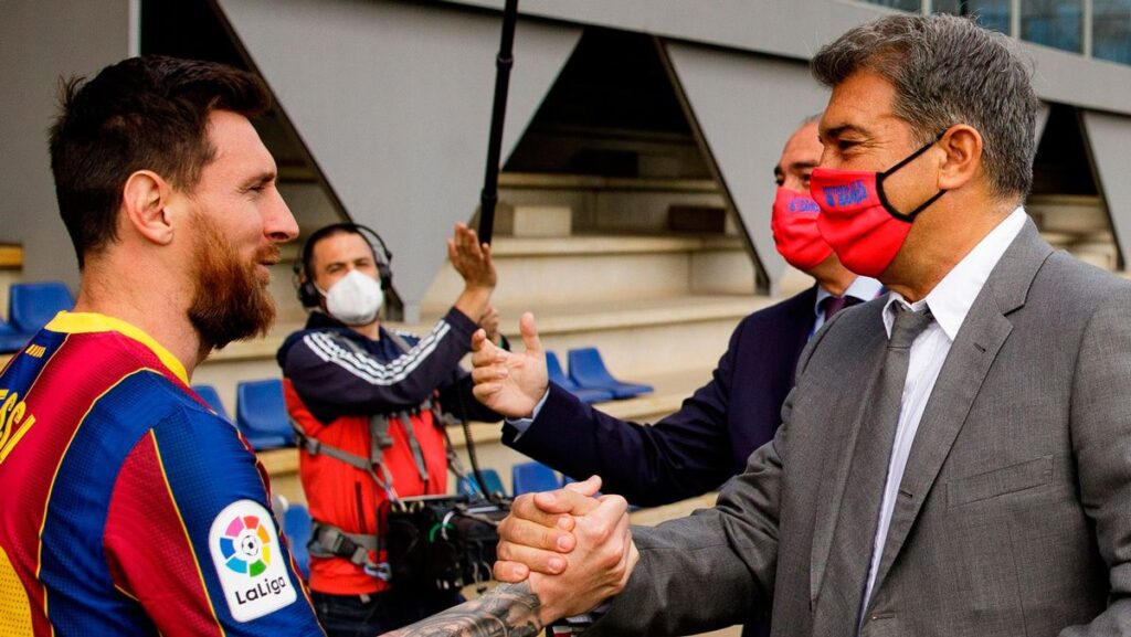 Contundente declaración de intenciones de Laporta sobre Messi para el mercado veraniego