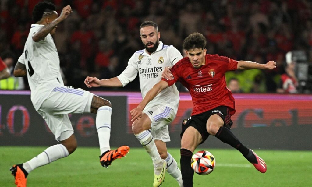 Ez Abde, de más a menos y sin fortuna contra el Real Madrid