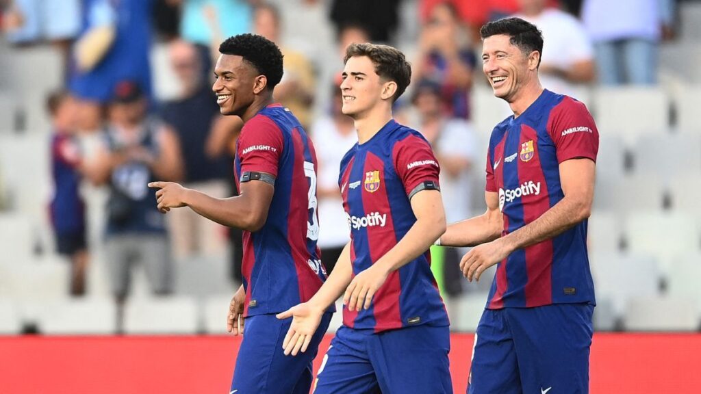 Gavi y Sergi Roberto, los sorprendentes líderes del Barça junto a Lewandowski