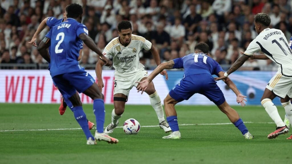 Jude Bellingham rescata ‘in extremis’ al Real Madrid ante el Getafe (2-1)