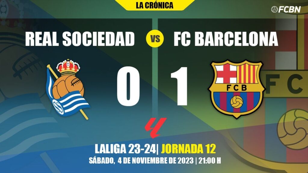 ¡Araújo, salvador! Un pobre Barça se impone a la Real en el último minuto (0-1)