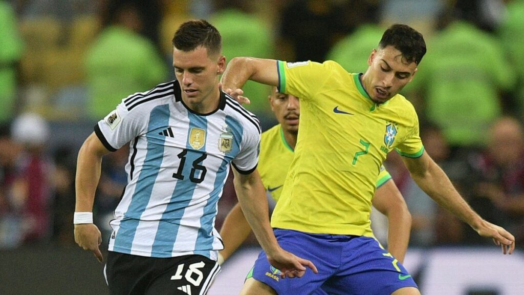 Lo Celso demostró ante Brasil el motivo por el que Xavi le quiere como relevo de Gavi