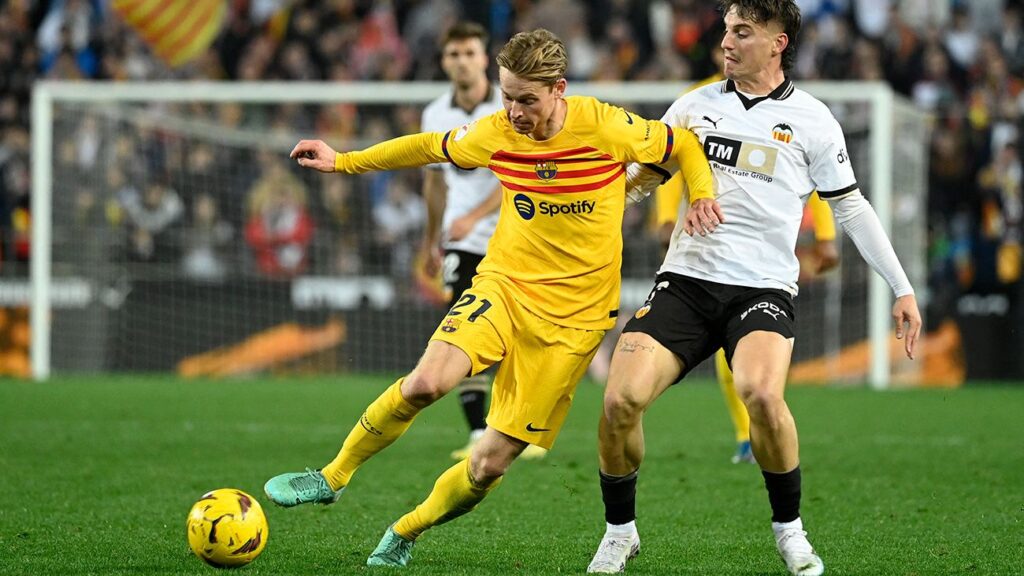 El Barça no estuvo a la altura del nivel de Frenkie de Jong