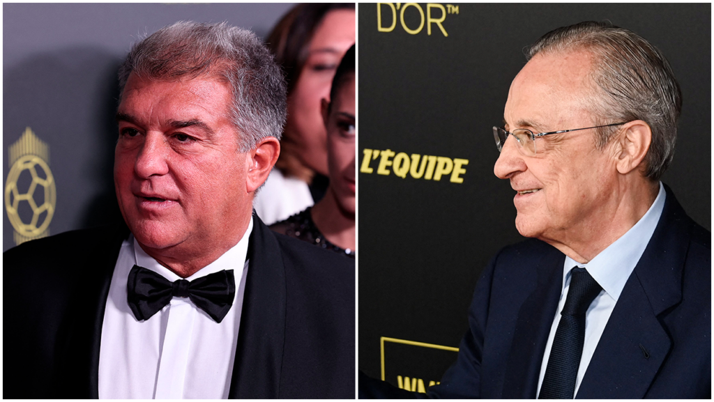 La Supercopa de España en Arabia propiciará un nuevo encuentro Laporta-Florentino