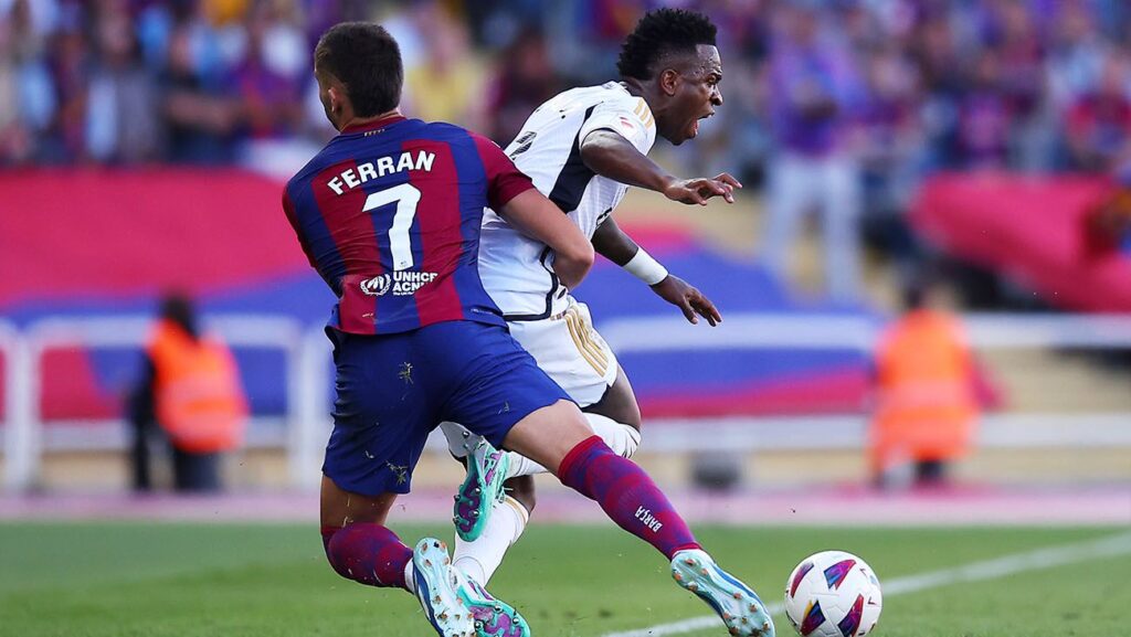 Ferran Torres ‘retrata’ a Vinicius en lo que va de Liga