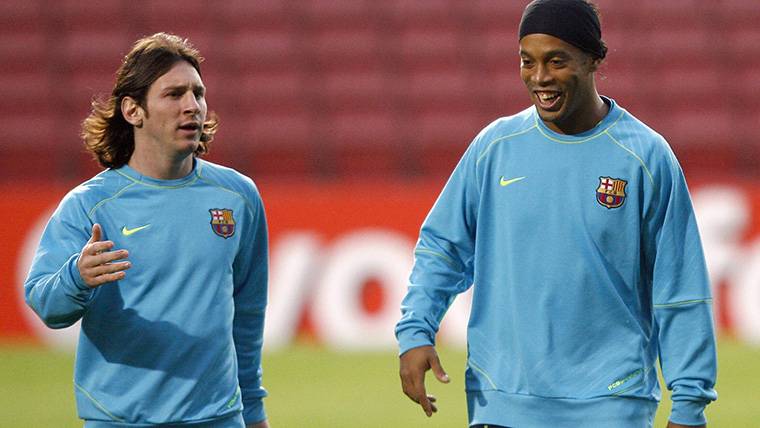 Leo Messi recuerda con nostalgia su etapa en el Barça con Ronaldinho
