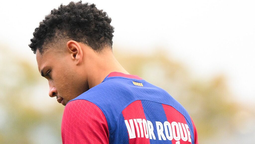 Vitor Roque, desafortunado en la 1ª gran oportunidad que le ha dado Xavi