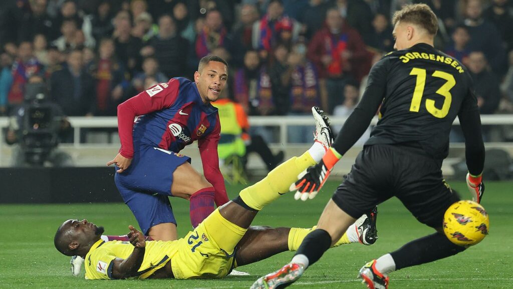 Vitor Roque tuvo el gol de la victoria del Barça en sus botas