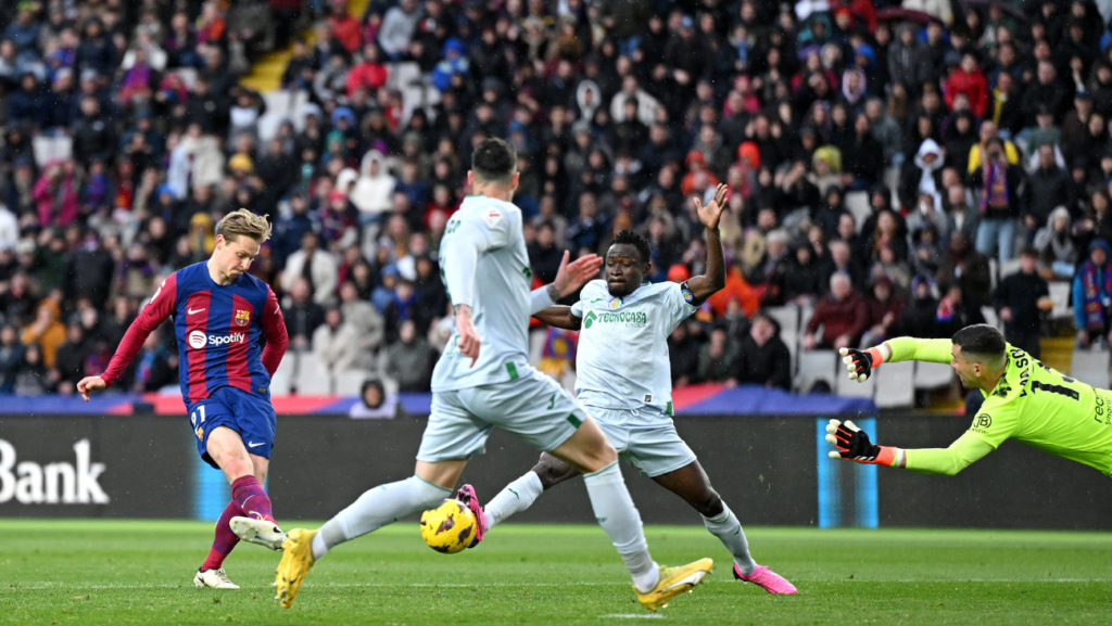 ¡Histórico! Frenkie de Jong dejó la polémica atrás para marcar el gol 11.000 del Barça