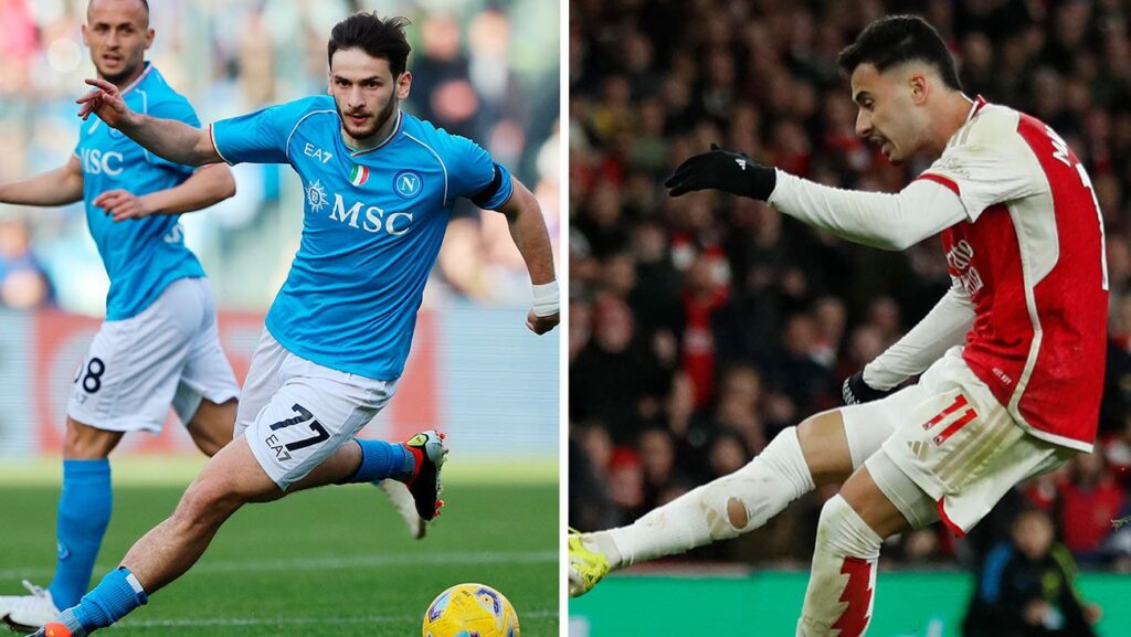 Martinelli y Kvaratskhelia, candidatos ‘top’ del Barça para reforzar el extremo izquierdo