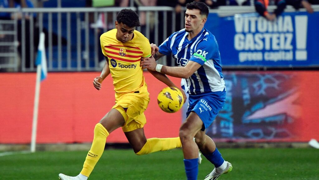 ¿Problemas para el Barça? El enfado de Lamine Yamal tras ser sustituido contra el Alavés