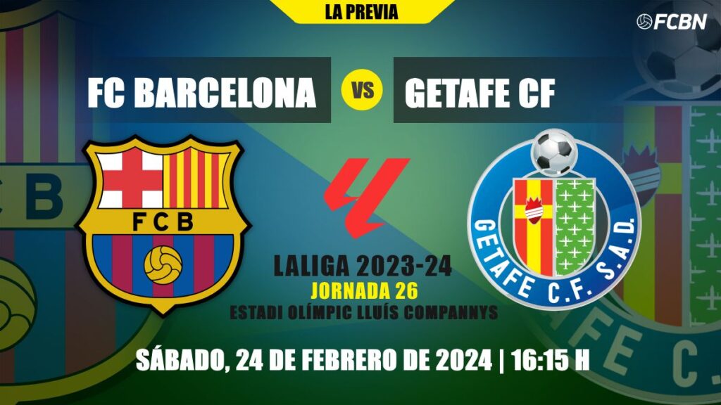 MATCHDAY: El Barça puede recuperar la 2ª posición de LaLiga ante un incómodo Getafe