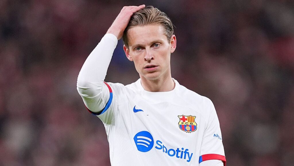 ¡OFICIAL! Frenkie de Jong tiene un esguince y está casi descartado para el partido contra el Nápoles