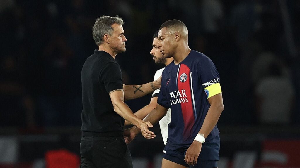Tensión en el Paris Saint-Germain por la reunión entre Luis Enrique y Mbappé