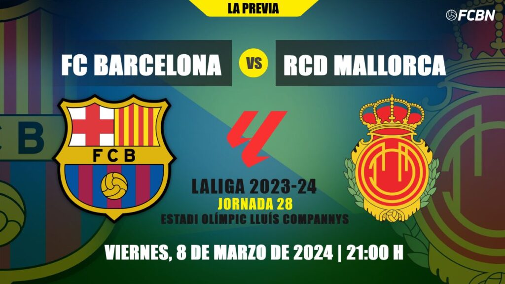 El Barça busca seguir ‘vivo’ en LaLiga a costa del RCD Mallorca