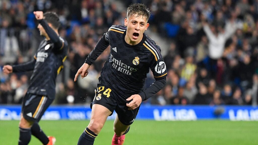 ¡Momento espectacular! Arda Güler marca otros 2 goles para mejorar su brutal promedio anotador