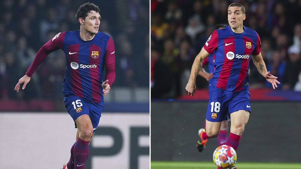 Christensen y Oriol Romeu se libraron de la amarilla y podrán estar en el Clásico
