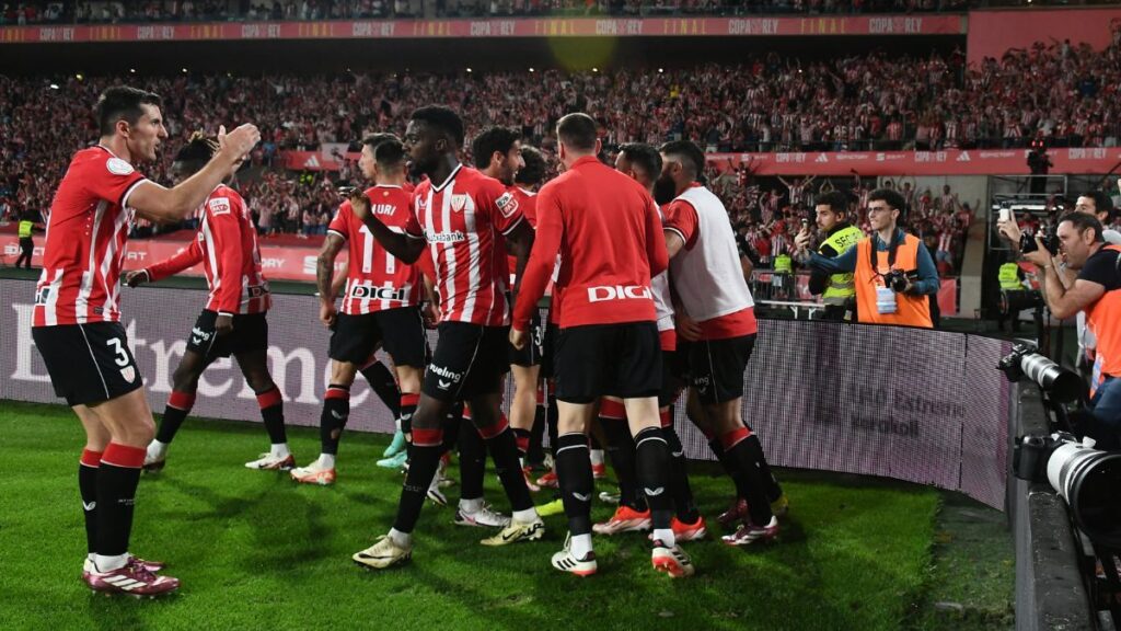 El Athletic vuelve a ganar la Copa del Rey 40 años después y se pone a 7 del Barça