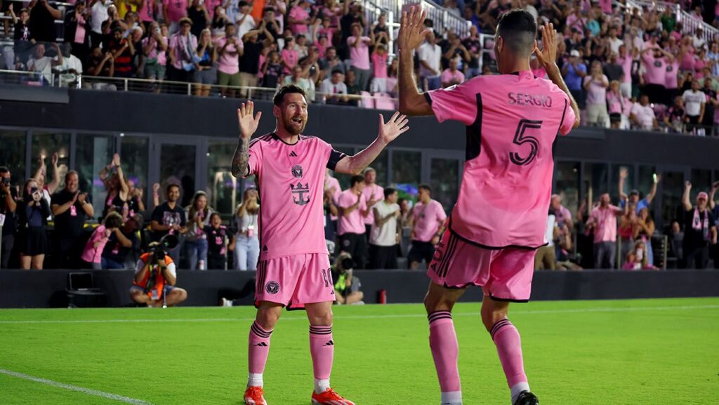 Leo Messi y Sergio Busquets guían al Inter Miami al liderato de la MLS