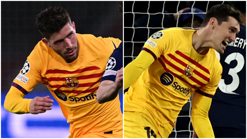 Sergi Roberto y Andreas Christensen no podrán jugar la vuelta ante el PSG