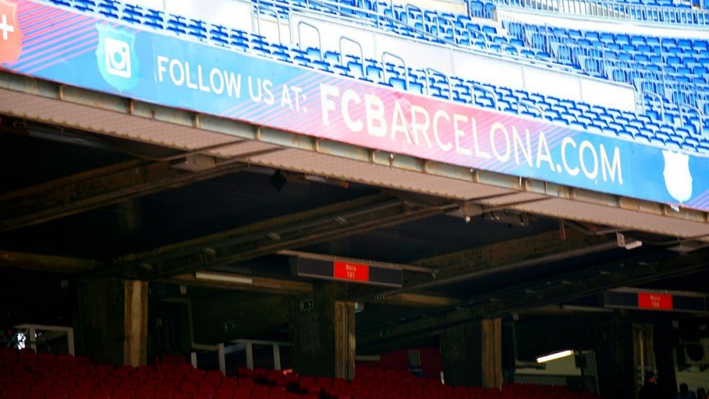 La grada del Camp Nou La grada del Camp Nou