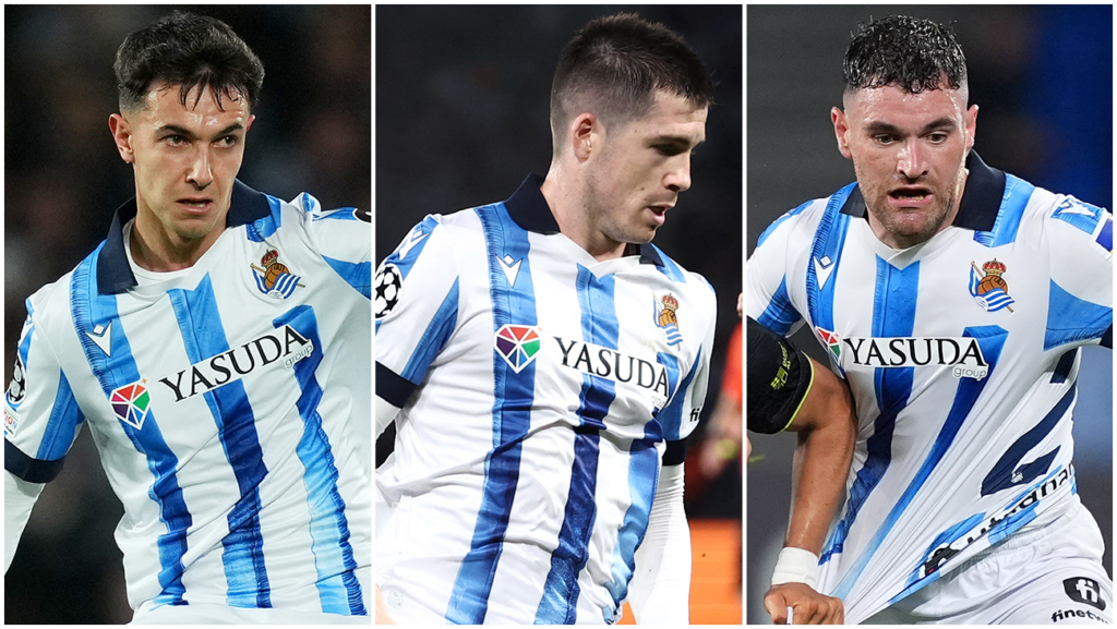 Zubimendi, Javi Galán, Zubeldia… Las numerosas bajas de la Real Sociedad ante el Barça