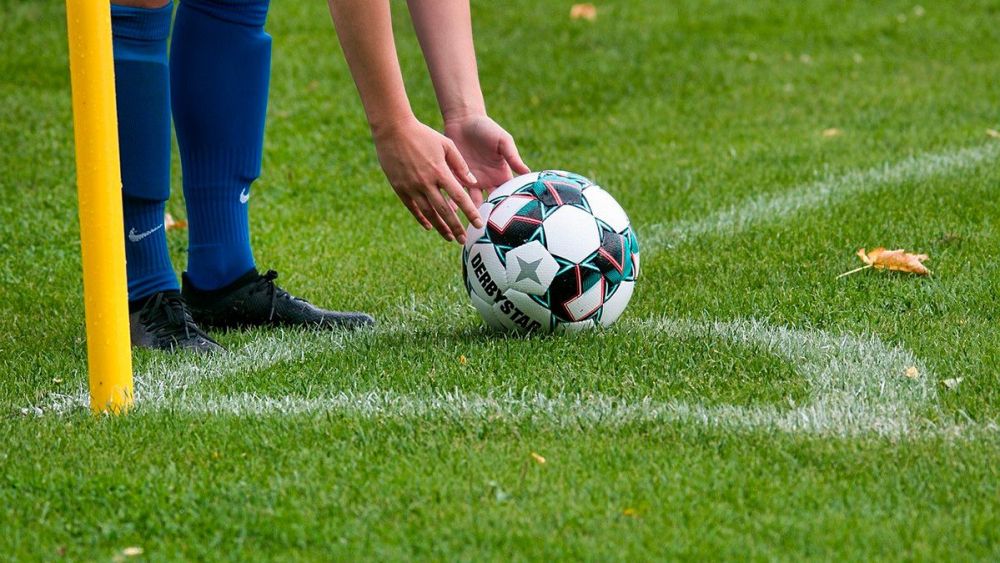 Un córner en un partido Un córner en un partido