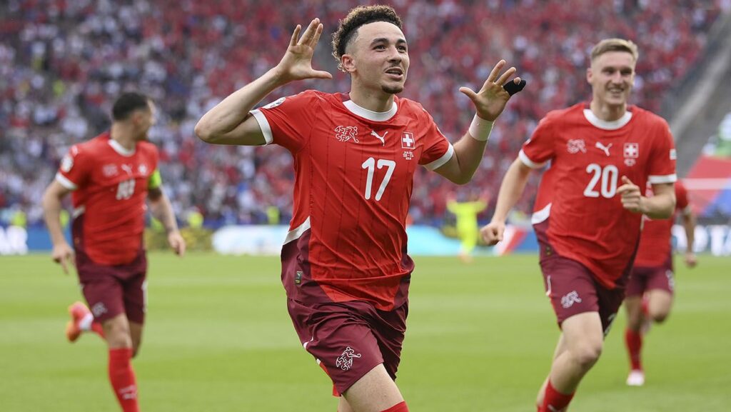 Suiza da el ‘golpe’ ante una tímida Italia y se instala en los cuartos de final de la Eurocopa (2-0)
