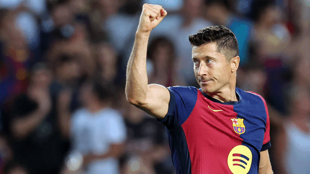 Los espectaculares números de pichichi Lewandowski en LaLiga 2024/2025