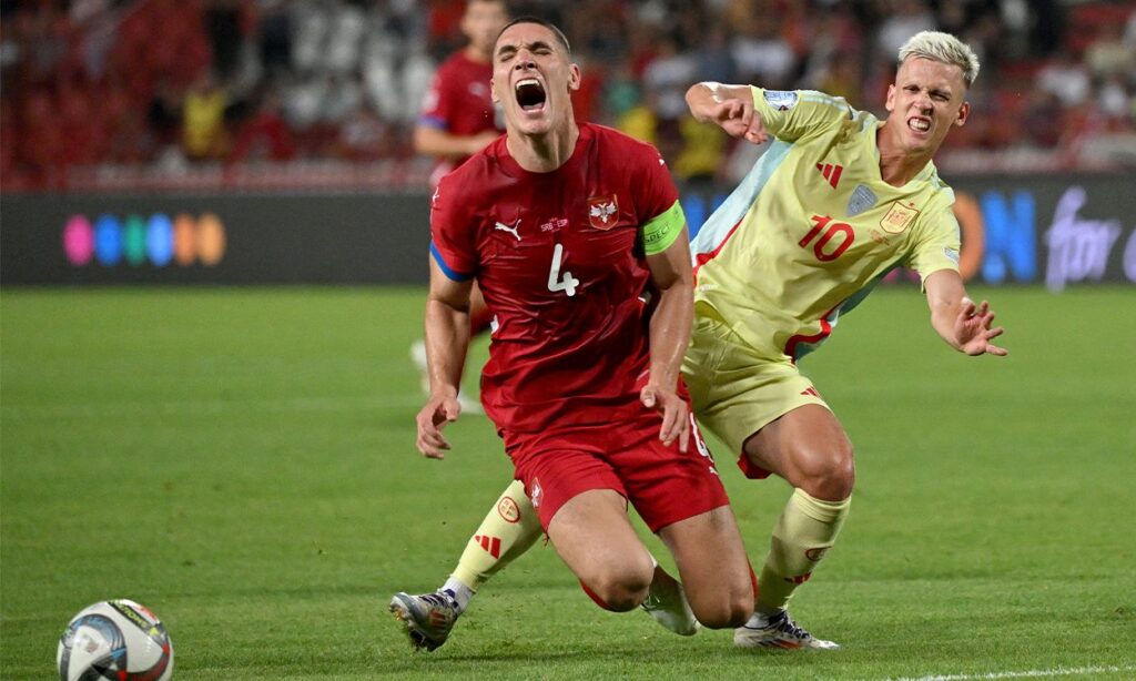 ¡Alarma en el Barça! Dani Olmo, duda para el Suiza-España por un golpe