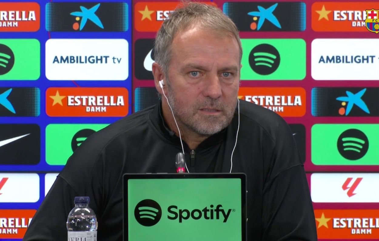 Rueda de prensa de Hansi Flick previa Barcelona-Getafe