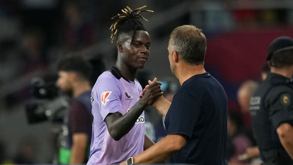 El ‘reclamo’ del presidente del Athletic a Flick por su más reciente interacción con Nico Williams