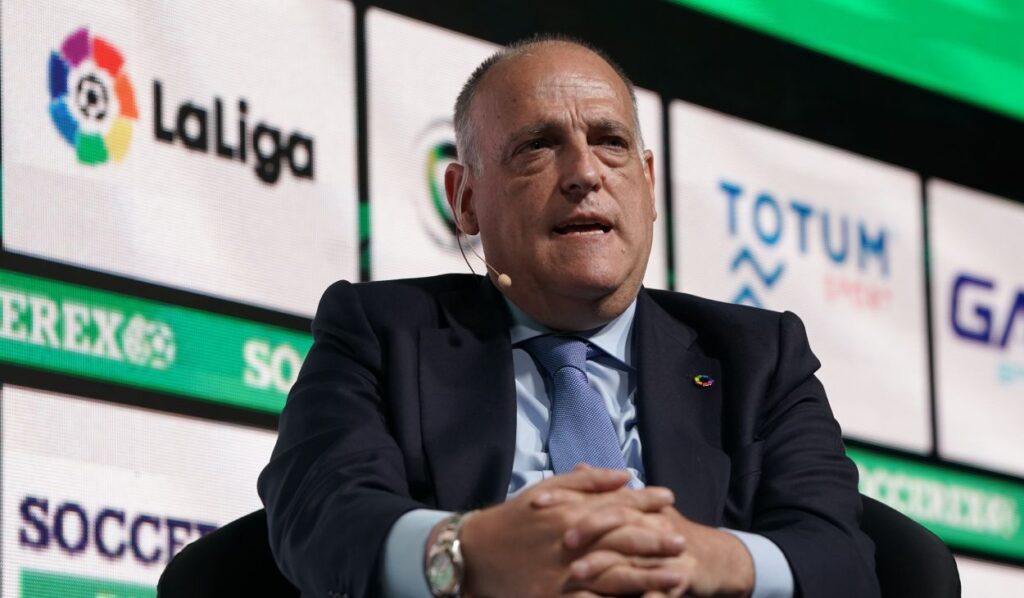 Tebas se confiesa: La regla 1/1 del Barça, el caso Negreira y un brutal ‘ataque’ a Florentino Pérez