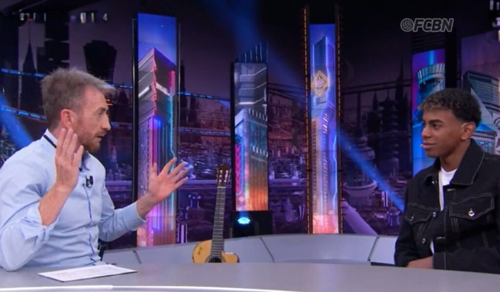 Lamine Yamal: «Me gustaría jugar cada semana con Nico Williams, claro que sí»