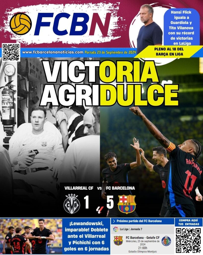 Portada de FCBN 23/09/2024: VICTORIA AGRIDULCE
