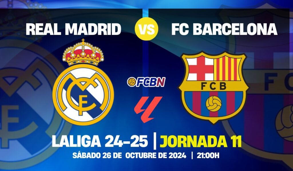 Entradas Real Madrid vs FC Barcelona – El Clásico LaLiga 2024-2025